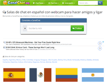 Tablet Screenshot of canalchat.org